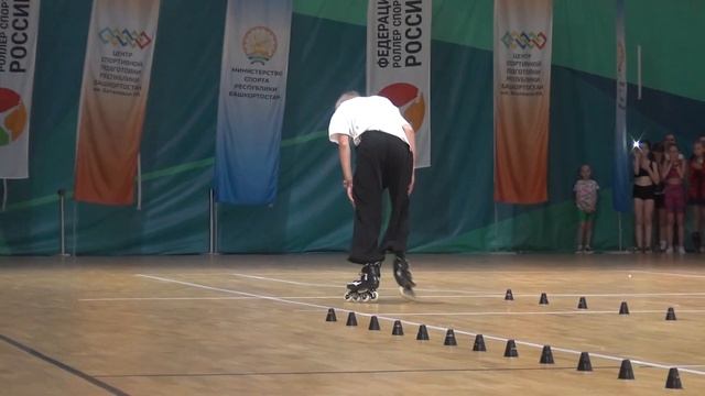 2 место. Козлов Сергей.  Чемпионат России. Мужчины. Фристайл Слалом Классика. 2023.
