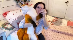 Лиса реалистичная игрушка
