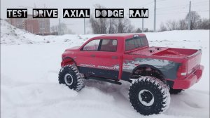 Axial SCX 10 Dodge RAM - test drive offroad | snow test