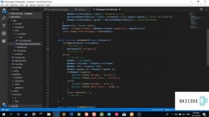 Clip 9 Laravel การ แก้ไขข้อมูล Edit , ลบข้อมูล Delete [BY BAZBKZ]