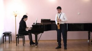 Сандуляк Захар, соло, саксофон, группа Г, Ж.Массне"Размышление"