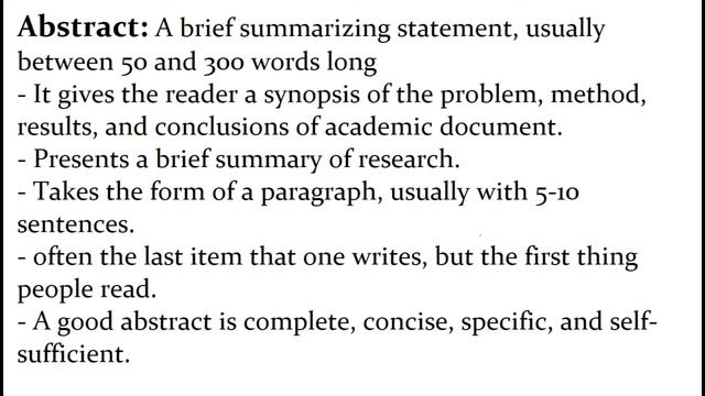 What is an abstract? | Research | Urdu / Hindi смотреть онлайн