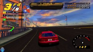 NFS Hot Pursuit 2 PS2 - Трасса Island Outskirts