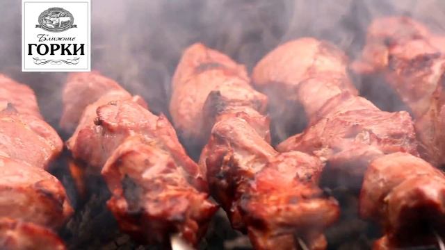 Шашлык "Элитный" "Ближние Горки" с горчичным соусом смотреть онлайн