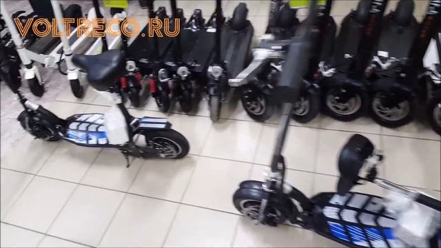 Электросамокат двухмоторный полноприводный Uber Scoot ES04-E Обзор Voltreco.ru смотреть онлайн