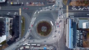 Над перекрестком. Уфа. Центральный рынок