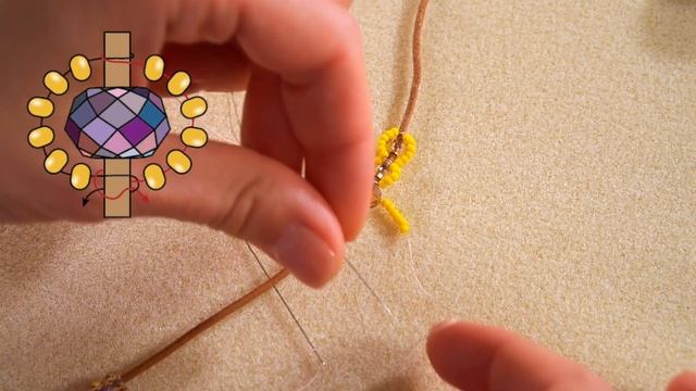 Как сделать фенечку ромашки из бисера на шнуре