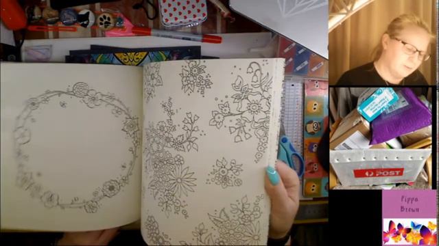 Sharing Birthday Gifts and Colouring Book Flip Throughs смотреть онлайн
