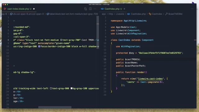 Laravel Livewire Tutorial Create Movie Website #12 Create Cast from Themoviedb API
