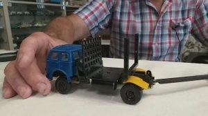 Конверсия модели автомобиля МАЗ 509 "Лесовоз" в масштабе 1:43