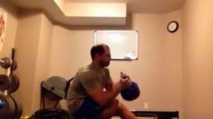 Kettlebell pistol squat with 80lb