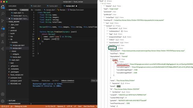 Oflutter: Create a Recipe List App using Flutter and API