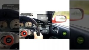 Как едет старая honda torneo euroR разгон с малых оборотов.