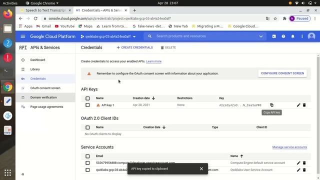 Speech to Text Transcription with the Cloud Speech API | GSP048 смотреть онлайн
