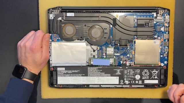 Разборка ноутбука Lenovo IdeaPad Gaming 3 15ARH05