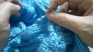 Как я вяжу рукав из проймы