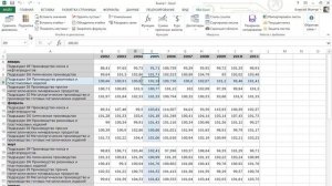 Перекрестное выделение ячеек в Excel