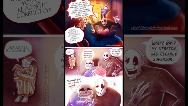 Undertale Gaster Reads A Bedtime Story Comic Dub