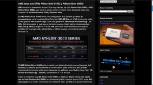 ?AMD lanza sus CPUs Athlon Gold 3150U y Athlon Silver 3050U?