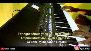 Karaoke - Muhasabah Cinta Nada Cewek Lirik Berjalan Versi Anisa Rahman