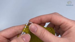 Самая красивая, аккуратная и ровная кромка спицами. Кромочные петли без закручивания. Вяжем спицами