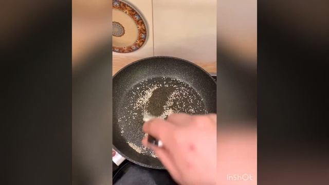 Запеченные овощи с кунжутом