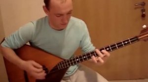 Blues AverIn on Bass Balalaika | Блюз "Аверин" на балалайке бас