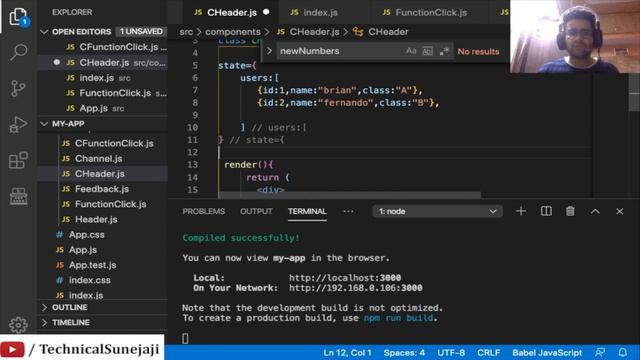 ReactJS Tutorial - 18 - Manage List data object using State & Props - Live Example? смотреть онлайн