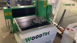 Фрезерно гравировальный станок с ЧПУ WoodTec MH 6090 1,5 ECO  Процесс обработки алюминия