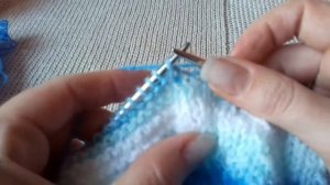 Узор для детского пледа/Летний детский плед спицами