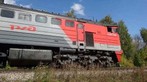 Сплотка тепловозов 2ТЭ10У-0385 и 2ТЭ10У-0379 на перегоне Вослебово - Скопин