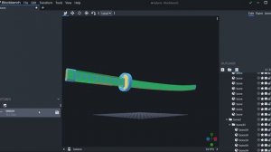 Katana Model blockbench [free download] for minecraft addon maker