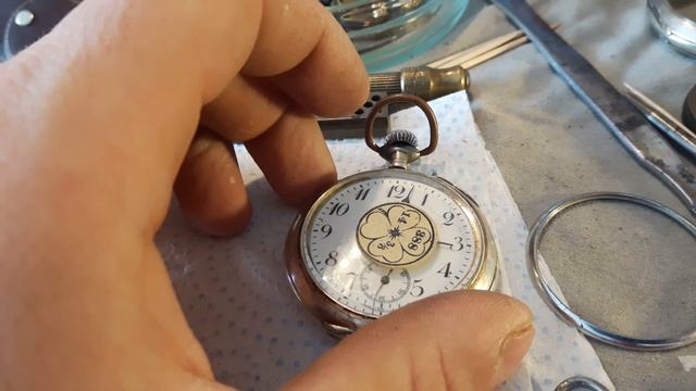 Ремонт старинных часов - " Замена стекла " смотреть онлайн