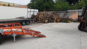 Прицеп Тележка для миниэксковатора БОБ КАТ. Каток Погрузчик.