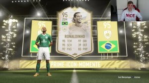 95 RONALDINHO Prime ICON Moments SBC 🔥 FIFA 22 21 Ultimate Team Pack Opening Icons Pack Animation