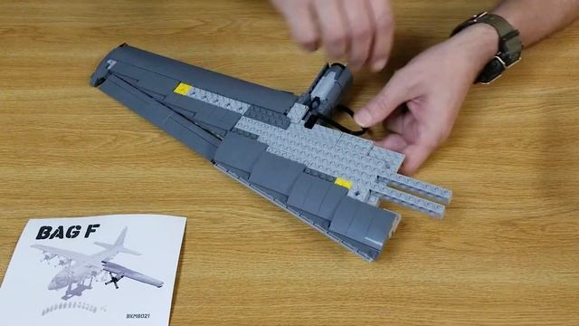 PART 6, BRICKMANIA, LEGO, AC-130 (SPOOKY II) - CLOSE AIR SUPPORT GUNSHIP, SPEED BUILD & REVIEW