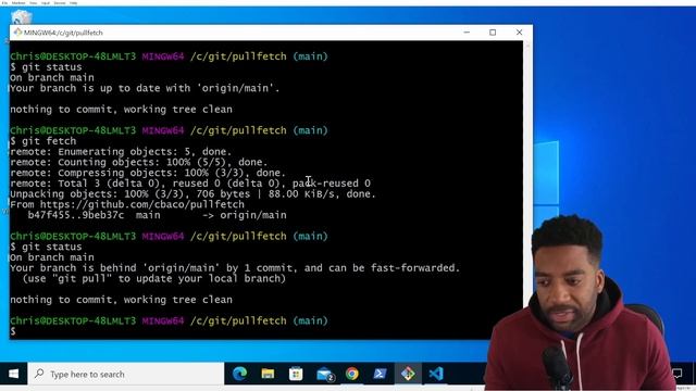 Git Tutorial Part 6: How To Use Git Pull and Git Fetch