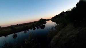 Ищу места для рыбалки на реке Волчья. Тёплый осенний вечер. | Велоблог