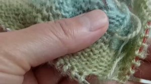 ПОДГИБ лицевой глади чтобы НЕ ЗАКРУЧИВАЛАСЬ .Обработка НИЗа и  ПРОЙМы по КРУГУ .