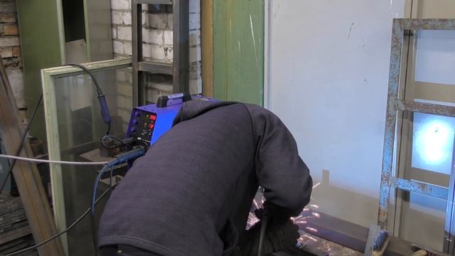 Настройка полуавтомата для сварки профильной трубы! смотреть онлайн