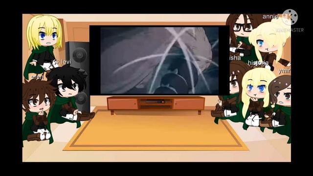 AOT react to Mikasa as Nezuko смотреть онлайн