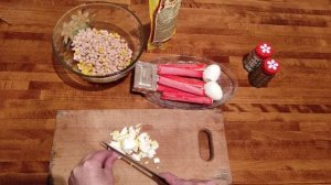 Салат " НЕЖНЫЙ КРАБИК" | Самый вкусный салат с крабовыми палочками!