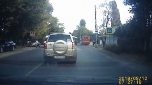 В Воронеже маршрутные автобусы устроили гонки 12.09.18