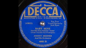 Johnny Messner & his orchestra - Baby Mine (1941)