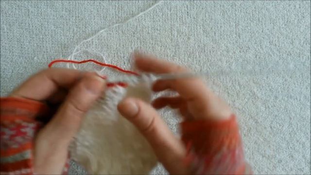 Вязание. Варежки на 2 спицах