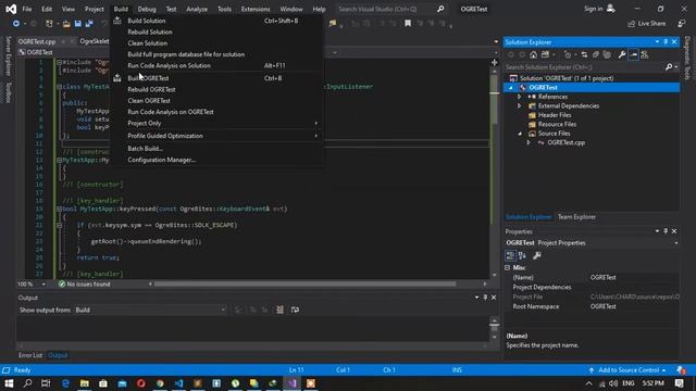 OGRE3D 1.11.6 Visual Studio Windows смотреть онлайн
