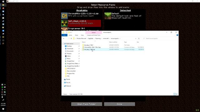 🔴 How to install the Last Days Resource Pack for Minecraft 1.16.5 & 1.17 Java edition смотреть онлайн