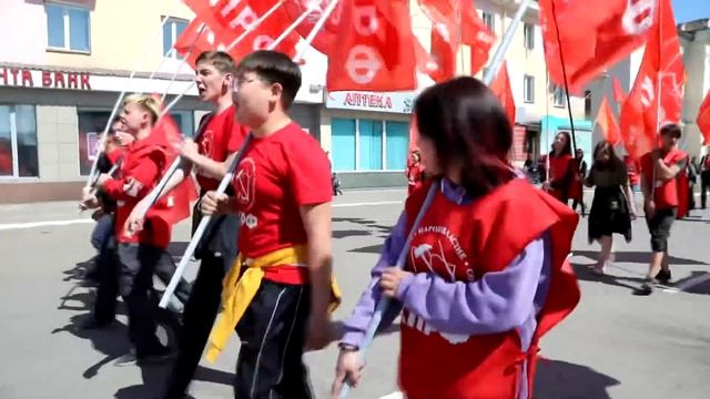 Первомай в Кызыле. КПРФ - сила! Мир! Труд! Май! смотреть онлайн