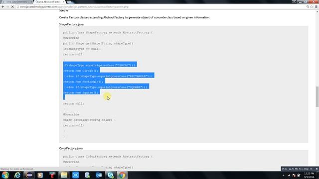 Abstract Factory Design Pattern