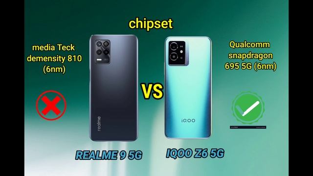 REALME 9 5G vs IQOO Z6 5G#realme95g #iqooz65g